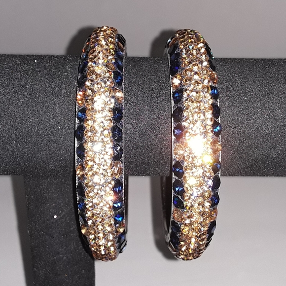 Austrian Crystal Bangles by Priya Kakkar (2) - N… - Picture 1 of 7